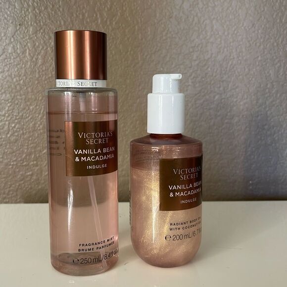 Victoria's Secret Other - Victoria's Secret Vanilla Bean & Macadamia Fragrance Mist and Radiant body oil